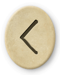 Kenaz ist eine Futhark-Rune der Wikinger