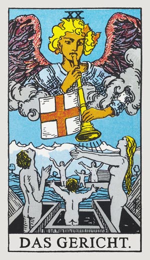 Das Gericht im Tarot ist eine Große Arkana Tarotkarte