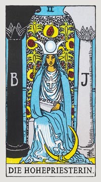 Die Hohepriesterin im Tarot für Erleuchtung und Geduld