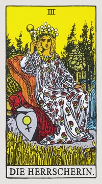 Die Herrscherin im Tarot für Natur und Pflege