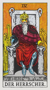 Der Herrscher im Tarot für Struktur und Selbstbeherrschung