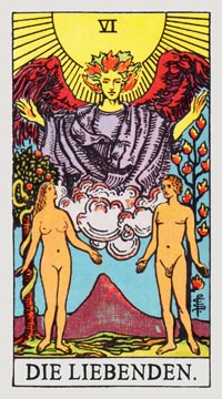 Die Liebenden im Tarot für Beziehungen und Partnerschaft