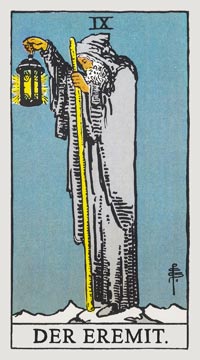 Der Eremit im Tarot für Weisheit und Erfahrung