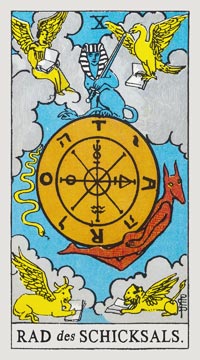 Das Rad des Schicksals im Tarot für Karma und Lebenszyklen