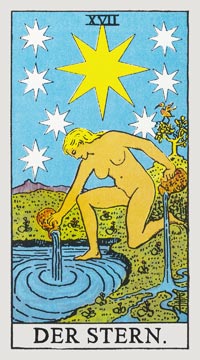 Der Stern im Tarot für Zweck und Erneuerung