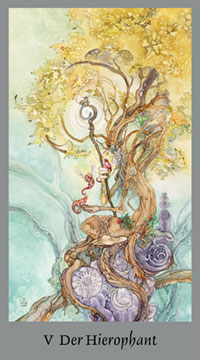 Der Hierophant im Shadowscapes Tarot