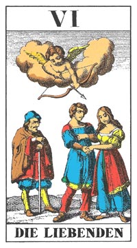Die Liebenden im Tarot für Beziehungen und Partnerschaft