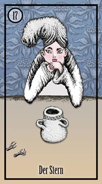 Der Stern im Tableful Oracle Tarot