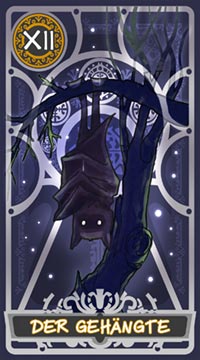 Der Gehängte im Tarot für Loslassen und Wandel