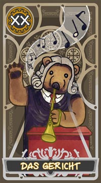 Das Gericht im Tier Tarot