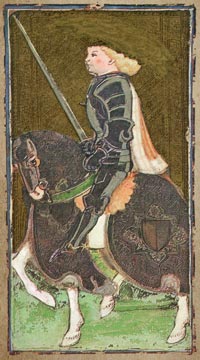 Der Ritter der Schwerter Tarotkarte - Kleine Arkana
