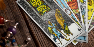 Die Fünf der Münzen | Tarotkarte - Kleine Arkana